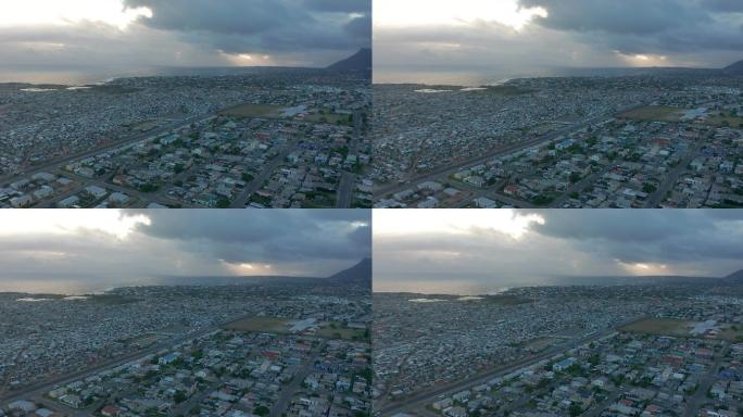开普敦航拍南非开普敦航拍空镜头空境非洲视