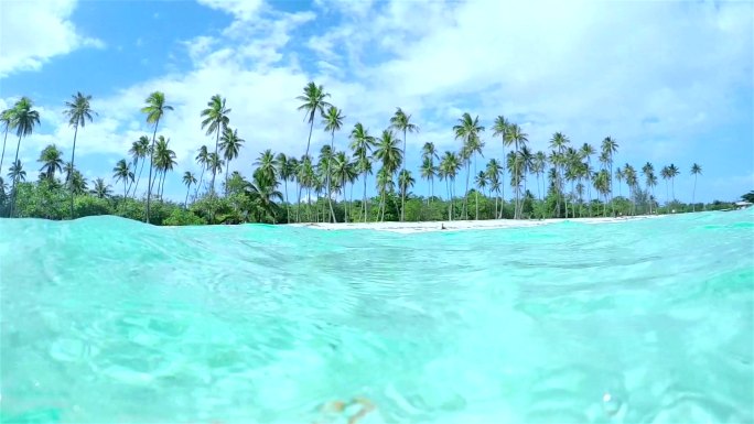 美丽的热带岛屿海岛旅行潜水