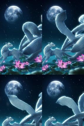 九尾狐高清动态壁纸-1080p