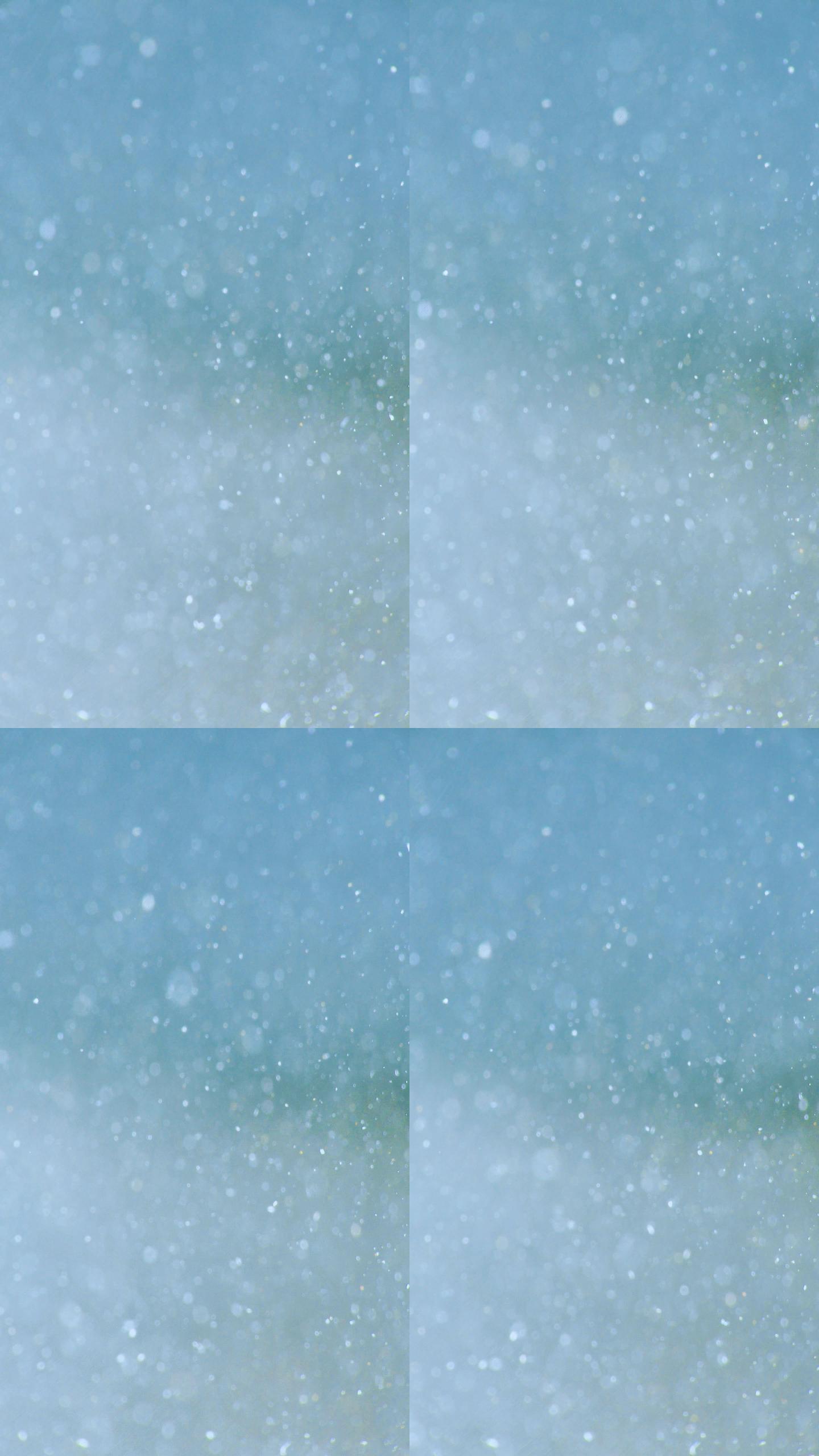 离焦降雪效果抽象背景