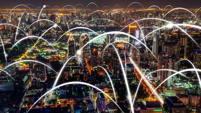 智能数字城市智慧数据智能互联网络未来科技