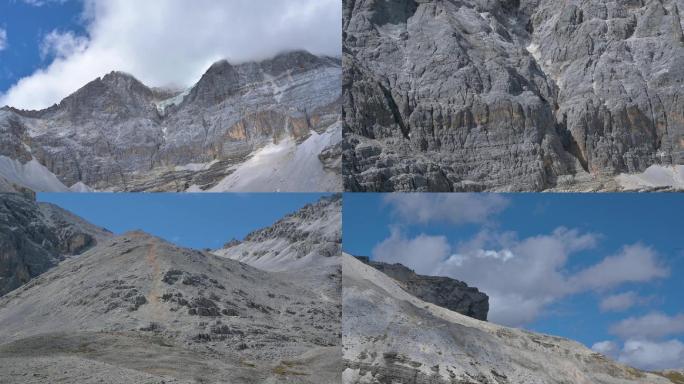 旅游雪山湖泊险峻山势游客4