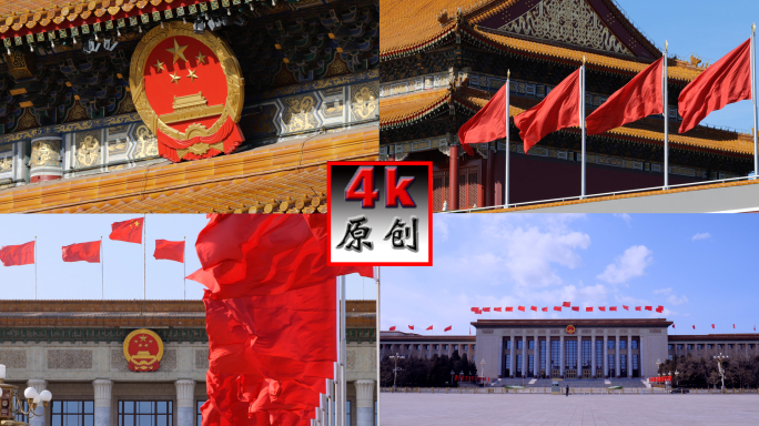 国旗五星红旗国徽素材