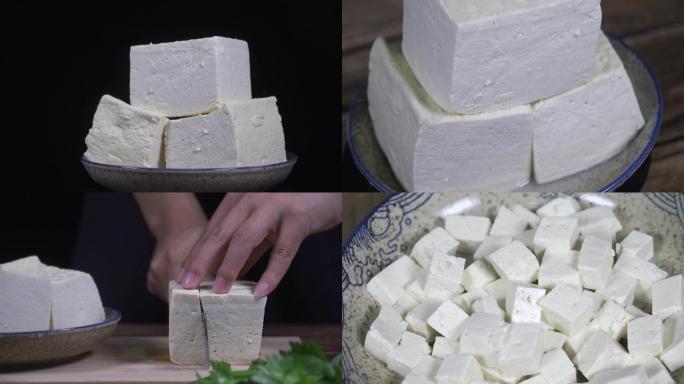 升格 豆腐 切菜