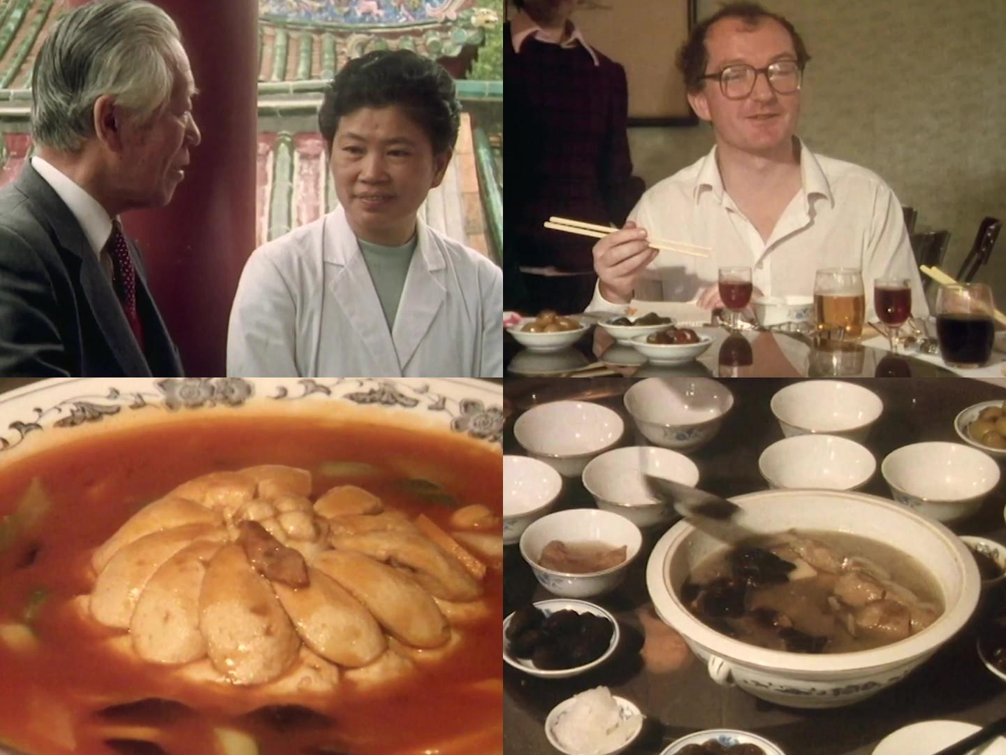 80年代美食 外国人吃中餐