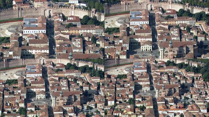 意大利城市鸟瞰图意大利宣传片航拍城市建筑