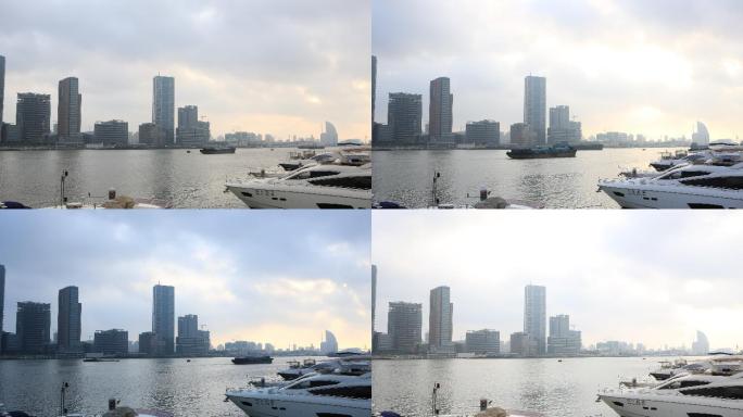 上海北外滩码头延时