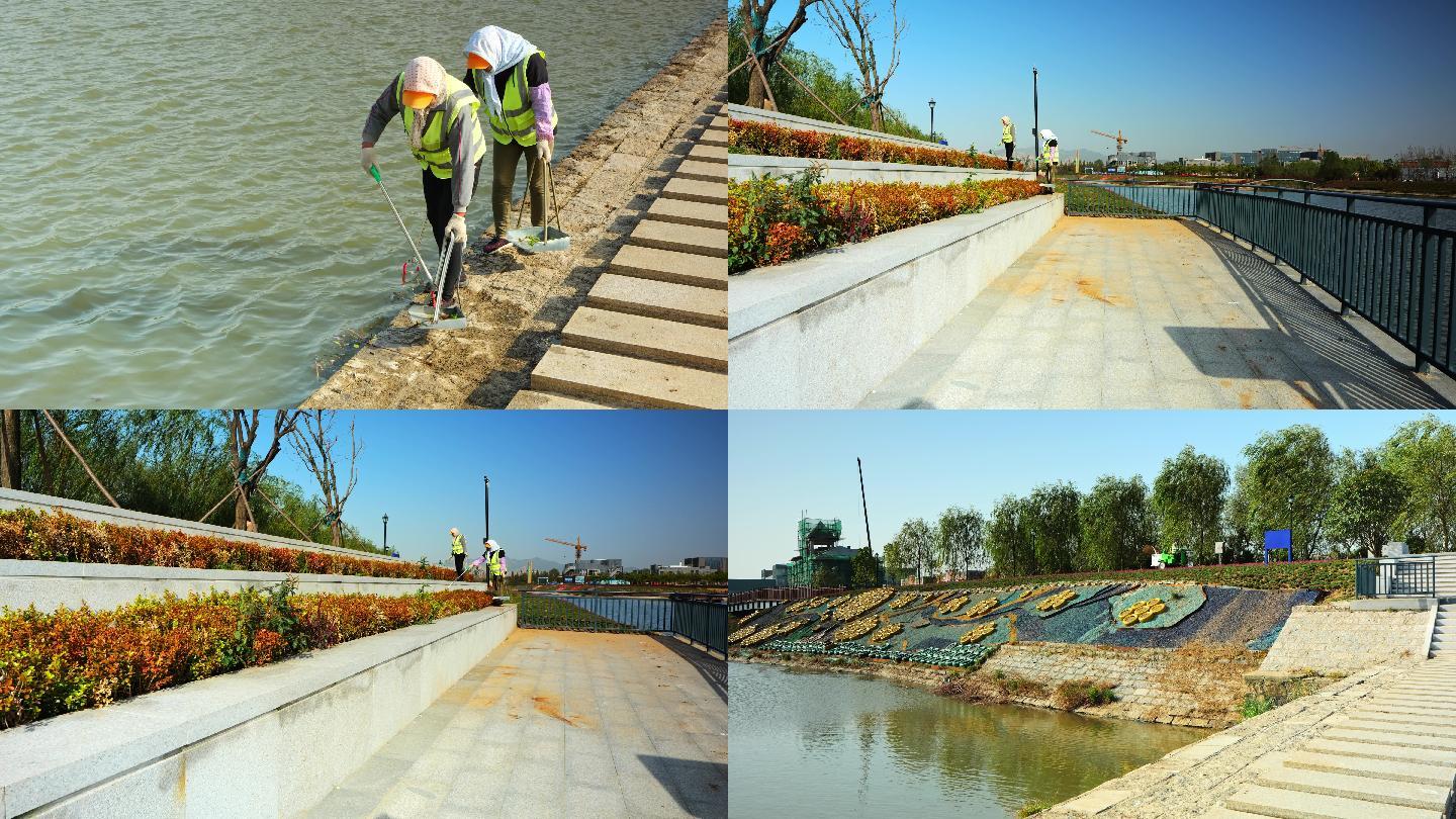 清洁河道 清理河道 河道保洁 水体治理
