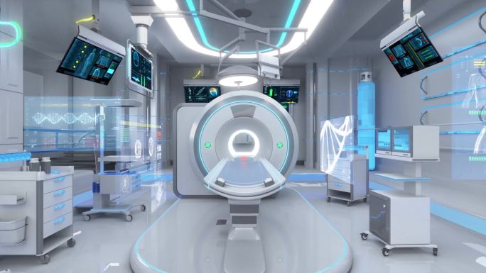 C4D三维模型未来医疗室