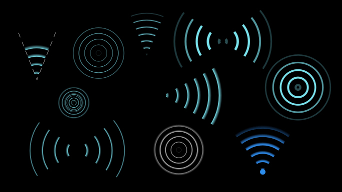 电波脉信号扩散素材02