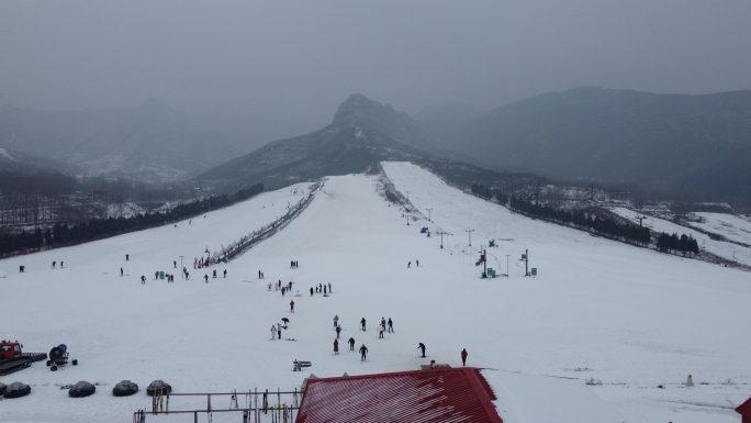 滑雪场冰雪运动冬奥会体育竞技