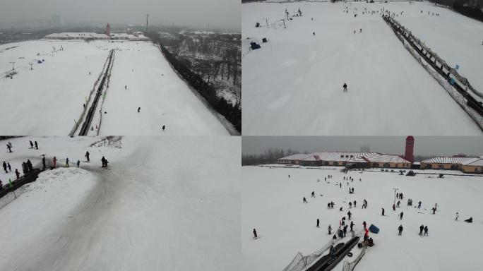 滑雪场冰雪运动冬奥会体育竞技