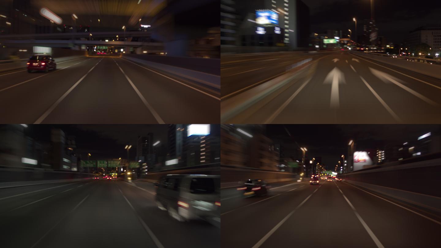 高速公路行车记录仪第一视角安全驾驶