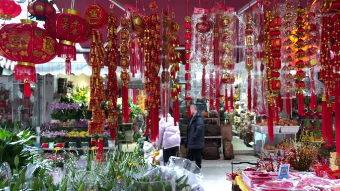 南宁花鸟市场中国节平安幸福挂件