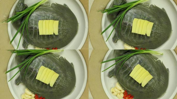 甲鱼 美食 4K 高清视频 美食材料菜品