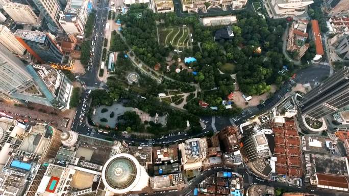 上海令人惊叹的鸟瞰图
