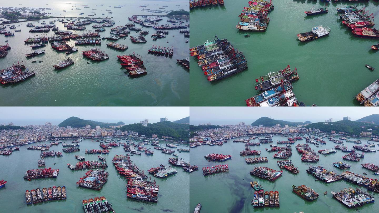 渔港渔船，阳江闸坡渔港