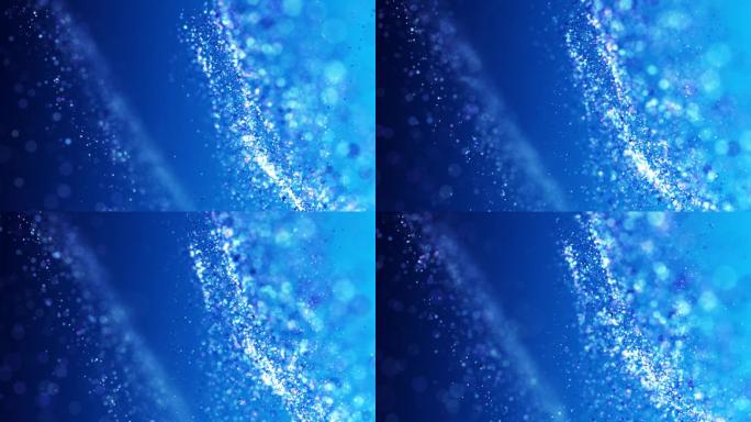 抽象背景粒子背景科技背景蓝色光点
