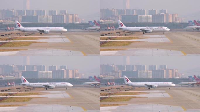 【正版4K素材】深圳宝安飞机场视频C4