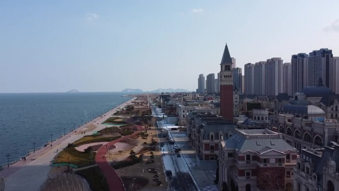 大连-东港-威尼斯水城-航拍1080p