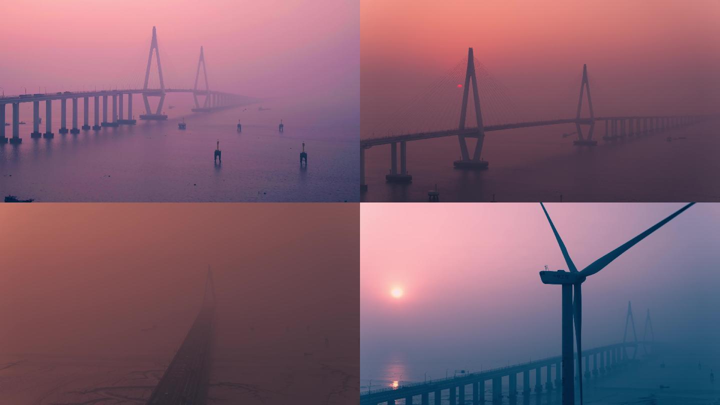 杭州湾跨海大桥航拍