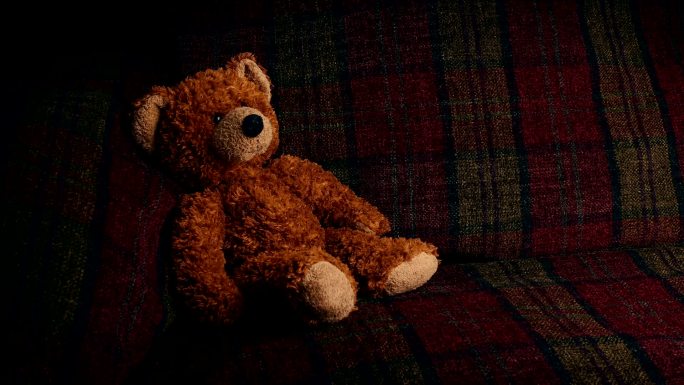 沙发上的泰迪熊