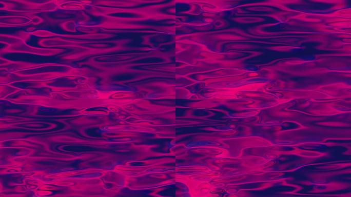 液体液态金属抽象背景视频素材暗红涟漪