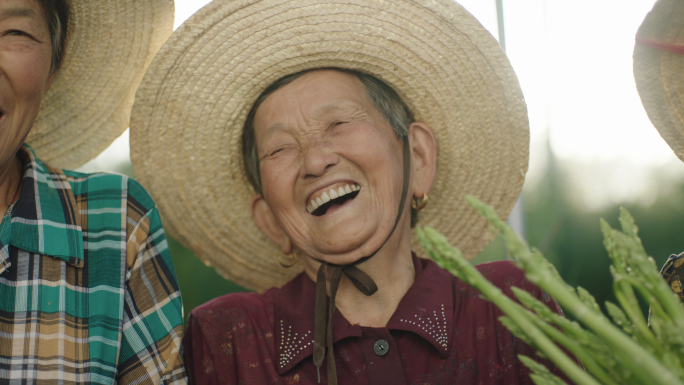 笑脸农民笑容幸福希望丰收农业乡村振兴乡村
