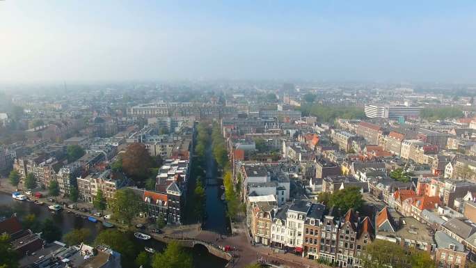 阿姆斯特丹市航空录像