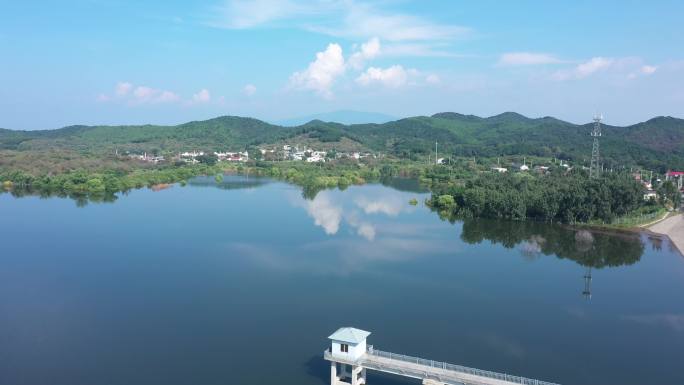 北京密云水库 水库 河流 河水 水 绿植