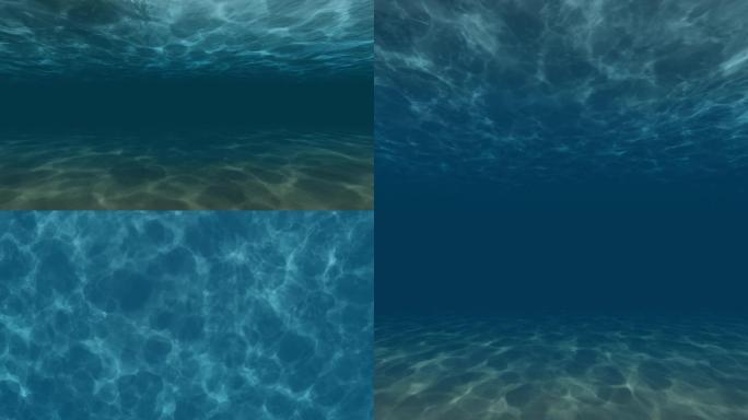 海底素材 蓝色海洋 大海 海底世界素材