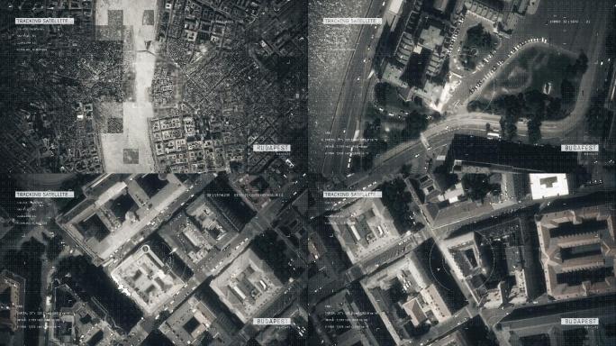 布达佩斯卫星图像匈牙利首都地标区域区位