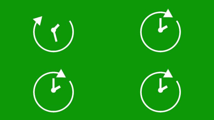 秒表动画绿屏绿布绿幕抠图后期抠像