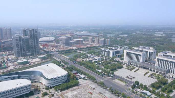绍兴镜湖市政府行政中心奥体中心图书科技馆
