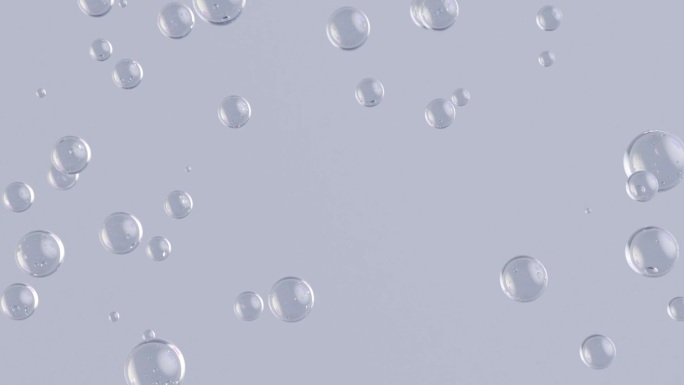水分子群水球滋润渗透