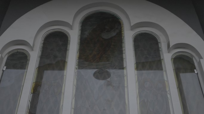 教堂玻璃故事彩绘clog3佳能50帧4K