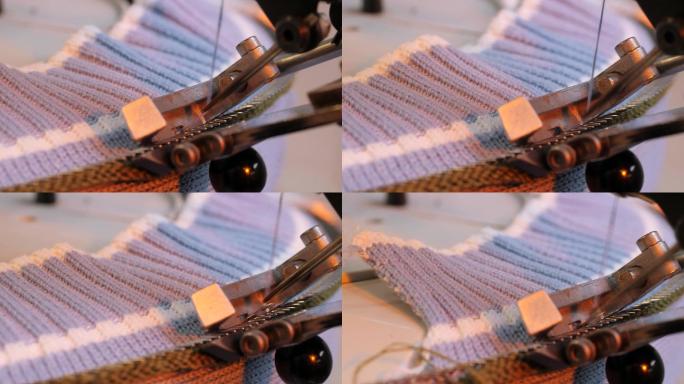自动工业纺织缝纫机。针织服装的生产