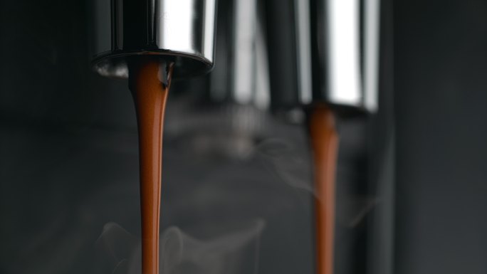 热气腾腾的咖啡高速摄影饮料液体