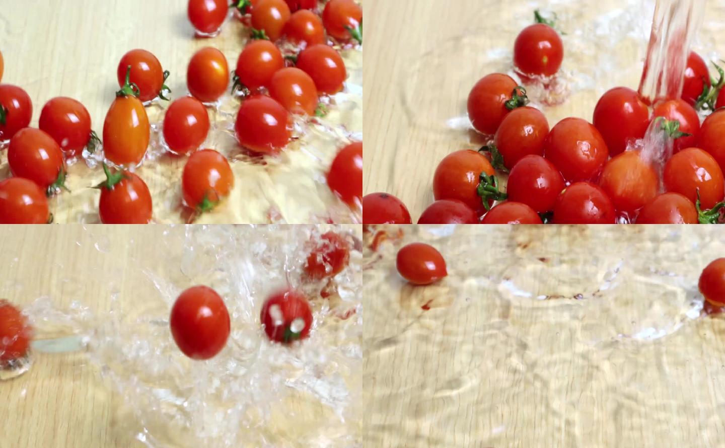 圣女果小番茄视频素材