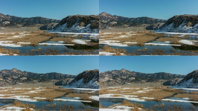 山区北方冬季冰雪大河大山