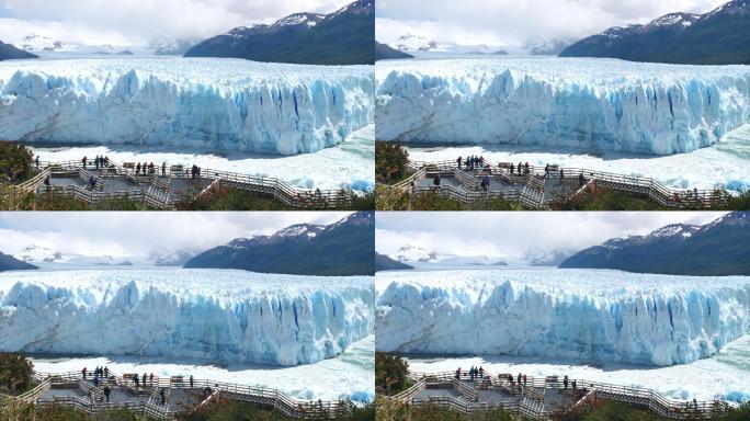 莫雷诺冰川的宏伟景观
