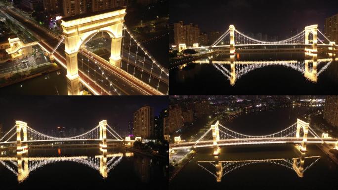 珠海南屏二桥夜景航拍