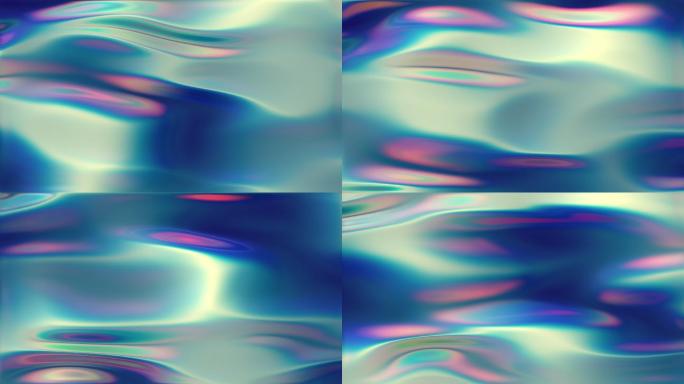 液体液态金属唯美抽象水波纹质感绚烂