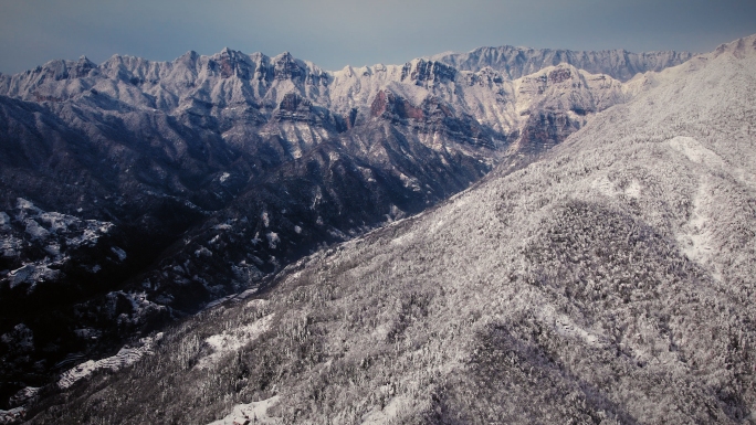 4K壮丽雪山雪景