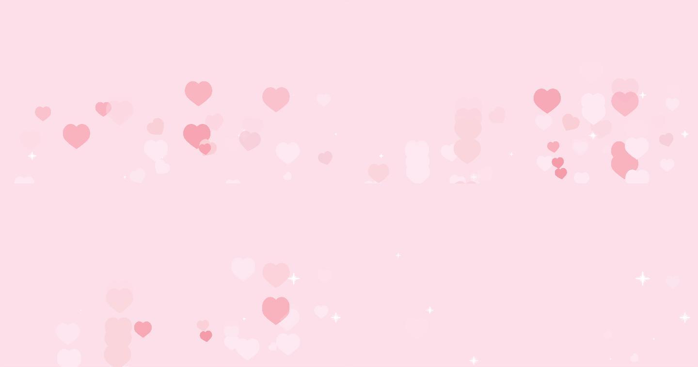 情人节粉色背景的心形动画