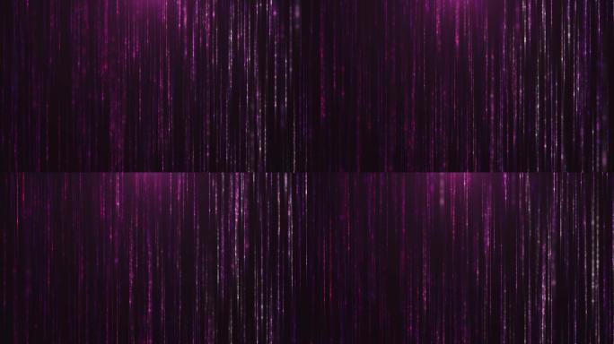 紫色光流闪动粒子