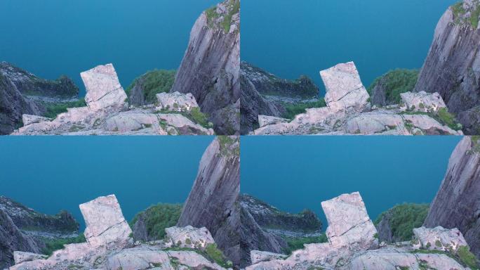 挪威的布道坛岩石三亚厦门青岛风景海南海岛