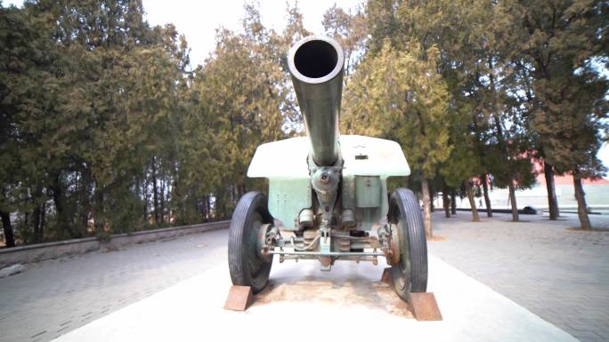 4K延时 孟良崮战役纪念馆 重武器展示