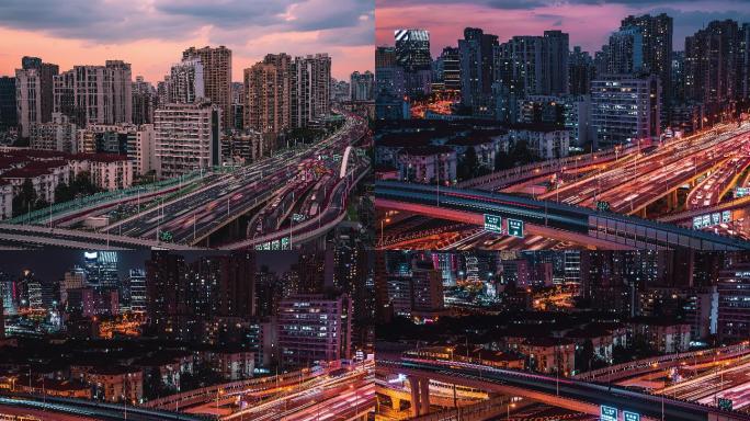 上海城市轨道公路交通物流车轨宣传8K