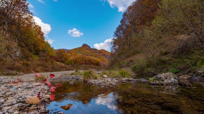 本溪山间秋色行云流水